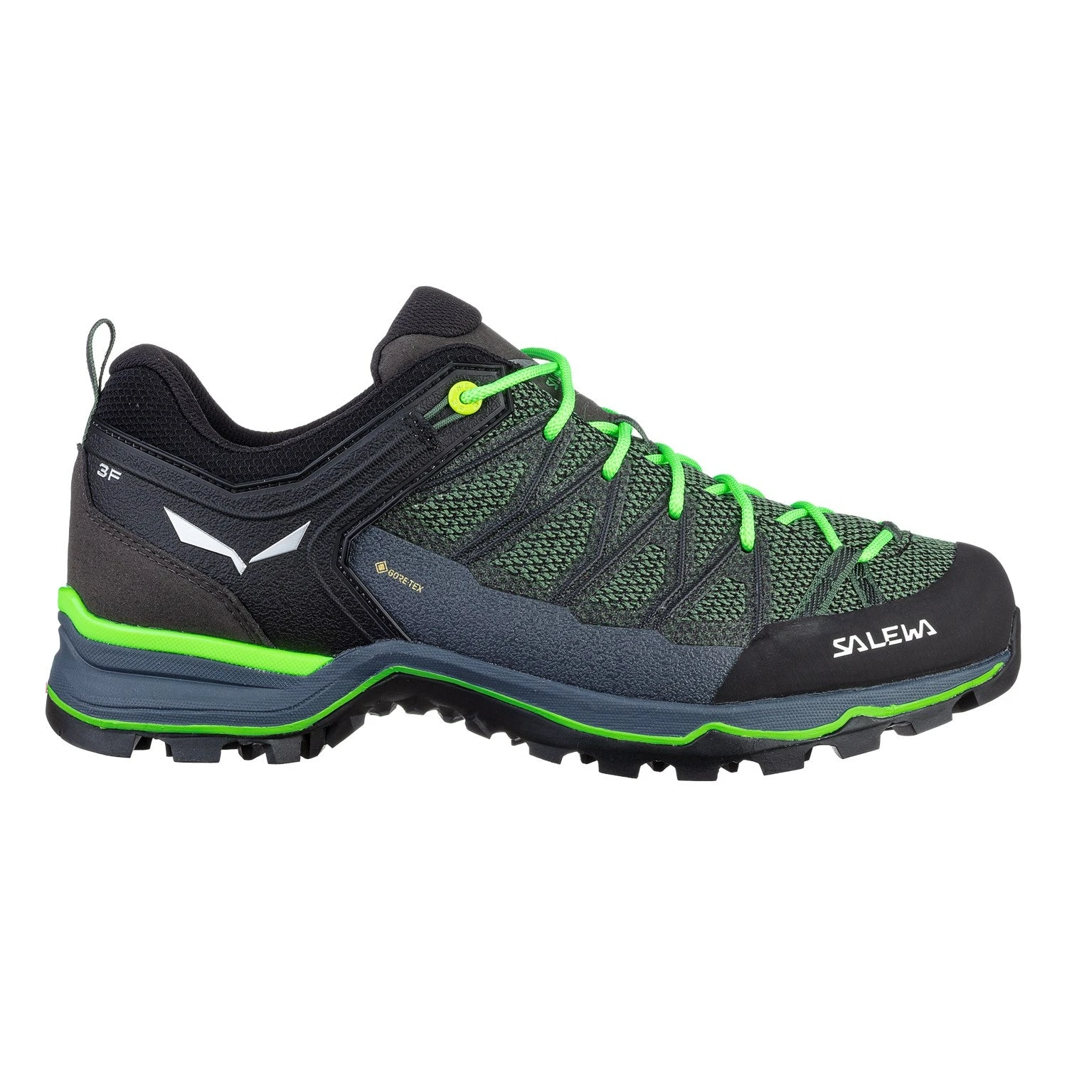 SALEWA MOUNTAIN TRAINER LITE GORE-TEX MEN'S SHOES - Green Myrtle 2 SALEWA MOUNTAIN TRAINER LITE GORE-TEX MEN'S SHOES - Green Myrtle - Image 2