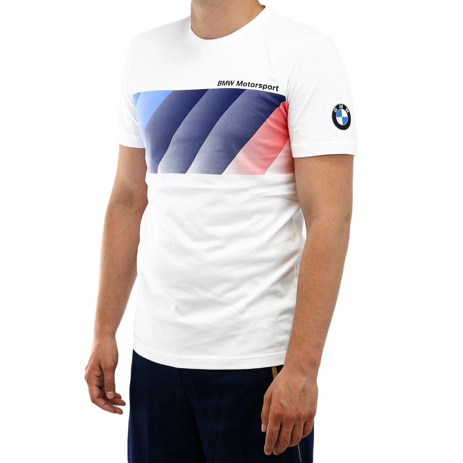 Puma BMW Motorsport Graphic Short-Sleeve Shirt Fashion Tee - BMW Team Blue - Mens 3 Puma BMW Motorsport Graphic Short-Sleeve Shirt Fashion Tee - BMW Team Blue - Mens - Image 3