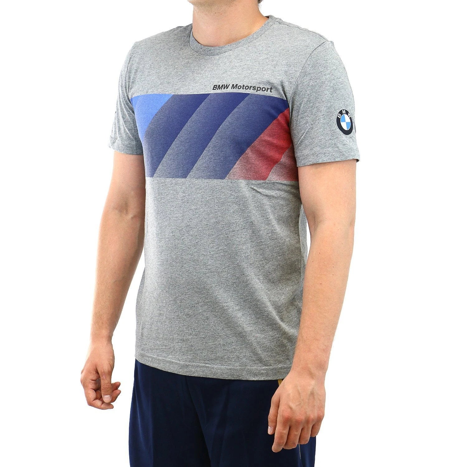 Puma BMW Motorsport Graphic Short-Sleeve Shirt Fashion Tee - BMW Team Blue - Mens 2 Puma BMW Motorsport Graphic Short-Sleeve Shirt Fashion Tee - BMW Team Blue - Mens - Image 2