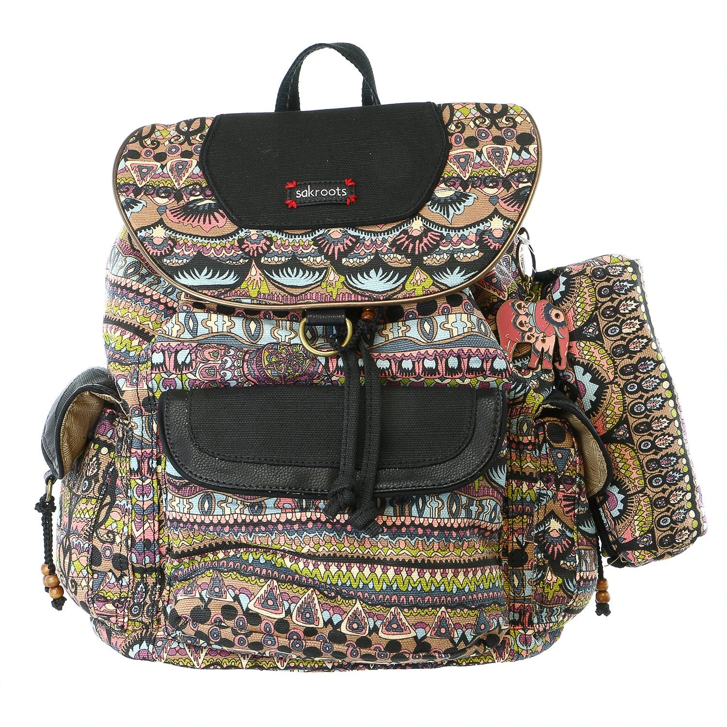 Sakroots Artist Circle Flap Backpack 4 Sakroots Artist Circle Flap Backpack - Image 4