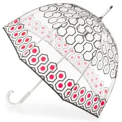 Totes Clear Bubble Umbrella - Geo Boxes