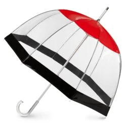 Totes Clear Bubble Umbrella - Geo Boxes -Clothing Sales Store Totes09623 CRL 1