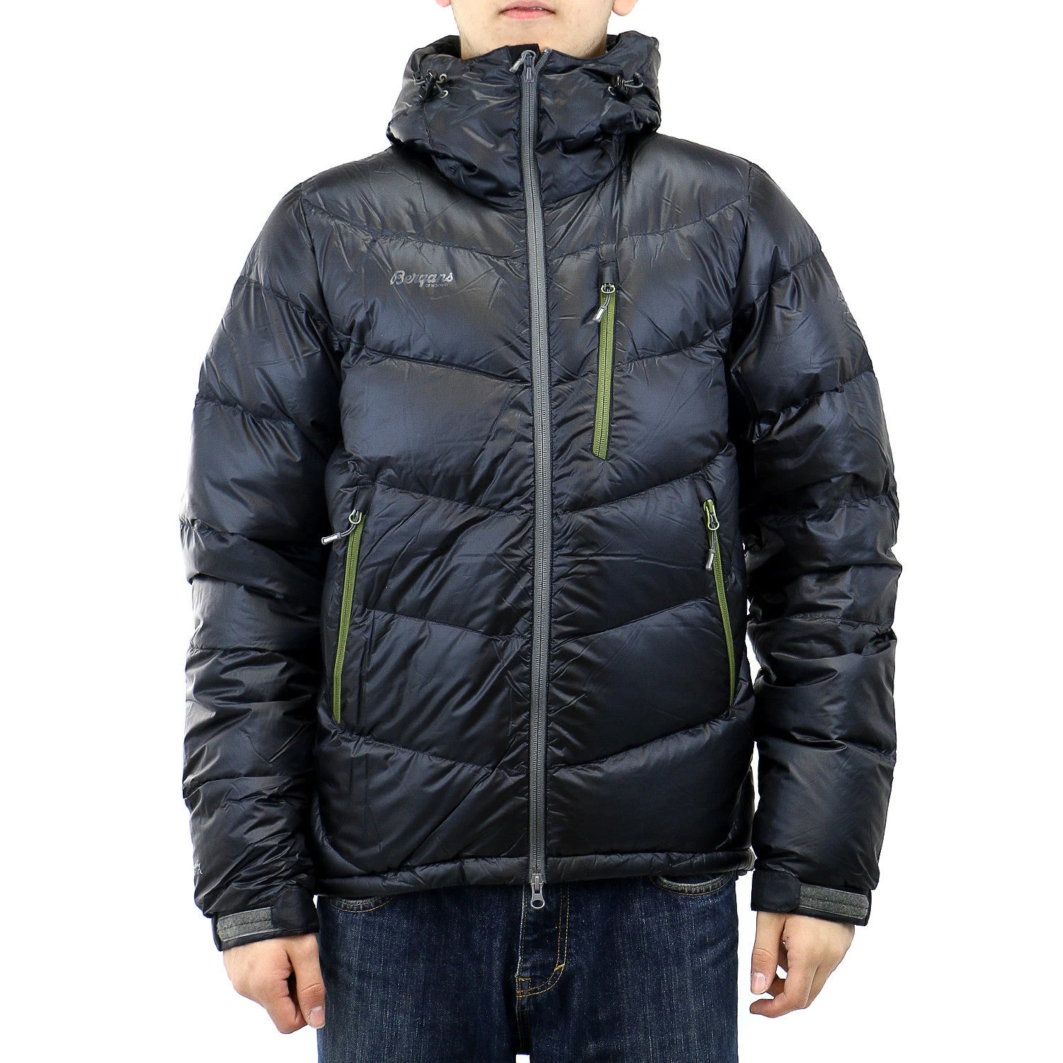 Bergans Of Norway Memurutind Down Jacket - Black/Green Tea - Mens