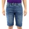 Buffalo By David Bitton Casper-X Jean Shorts - Veined And Blasted - Mens
