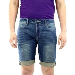 Buffalo By David Bitton Parker-X Jean Shorts - Heavy Sanded/Rifted - Mens