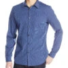 Calvin Klein Poplin Long Sleeve Woven Shirt - Knight Blue - Mens