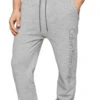 Calvin Klein Modern Fit Knit Logo Pants - Grey Heather - Mens