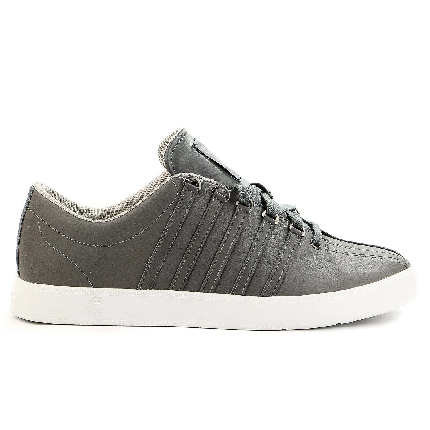 K-Swiss The Classic Lite P Fashion Sneaker - Pewter Gray/Bone/Rose Smoke - Mens 2 K-Swiss The Classic Lite P Fashion Sneaker - Pewter Gray/Bone/Rose Smoke - Mens - Image 2