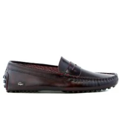 Lacoste Concours 15 SRM Driver Moccasin Loafer Fashion Shoe - Dark Brown - Mens -Clothing Sales Store lacoste7 28SRM4117 FD8 1 7d6c2a19 a94c 41bd 8324 80d991690882