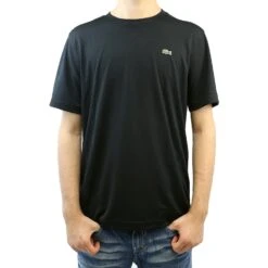 Lacoste Ultra Dry Solid Athletic T-Shirt Tee - Red Currant Bush - Mens -Clothing Sales Store lacosteTH5228 031 1