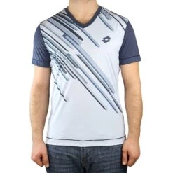 Lotto Slade Polo Tee Shirt - Aster/Pearl - Mens