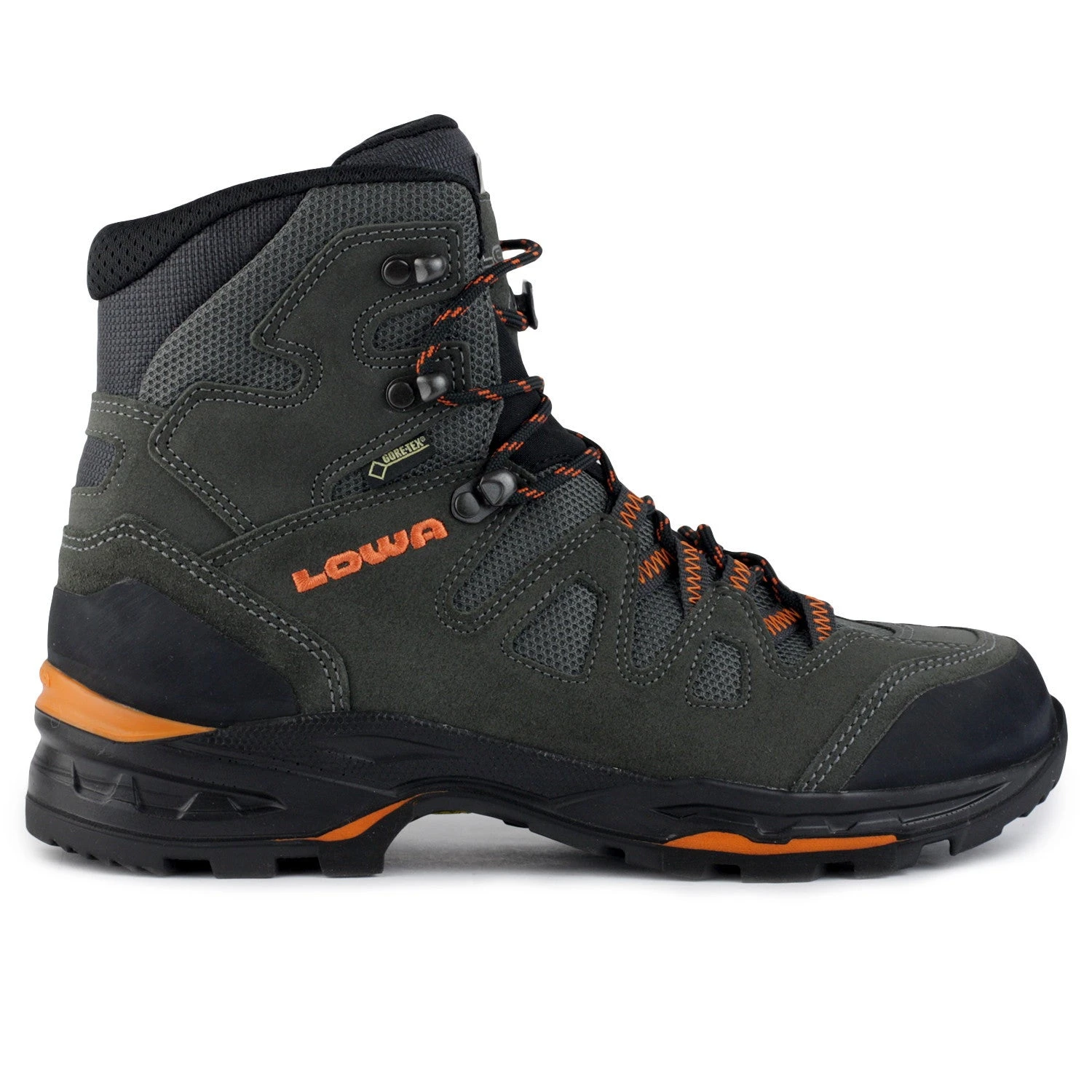 Lowa Khumbu II GTX Hiking Shoe - Asphalt/Orange - Mens 1 Lowa Khumbu II GTX Hiking Shoe - Asphalt/Orange - Mens