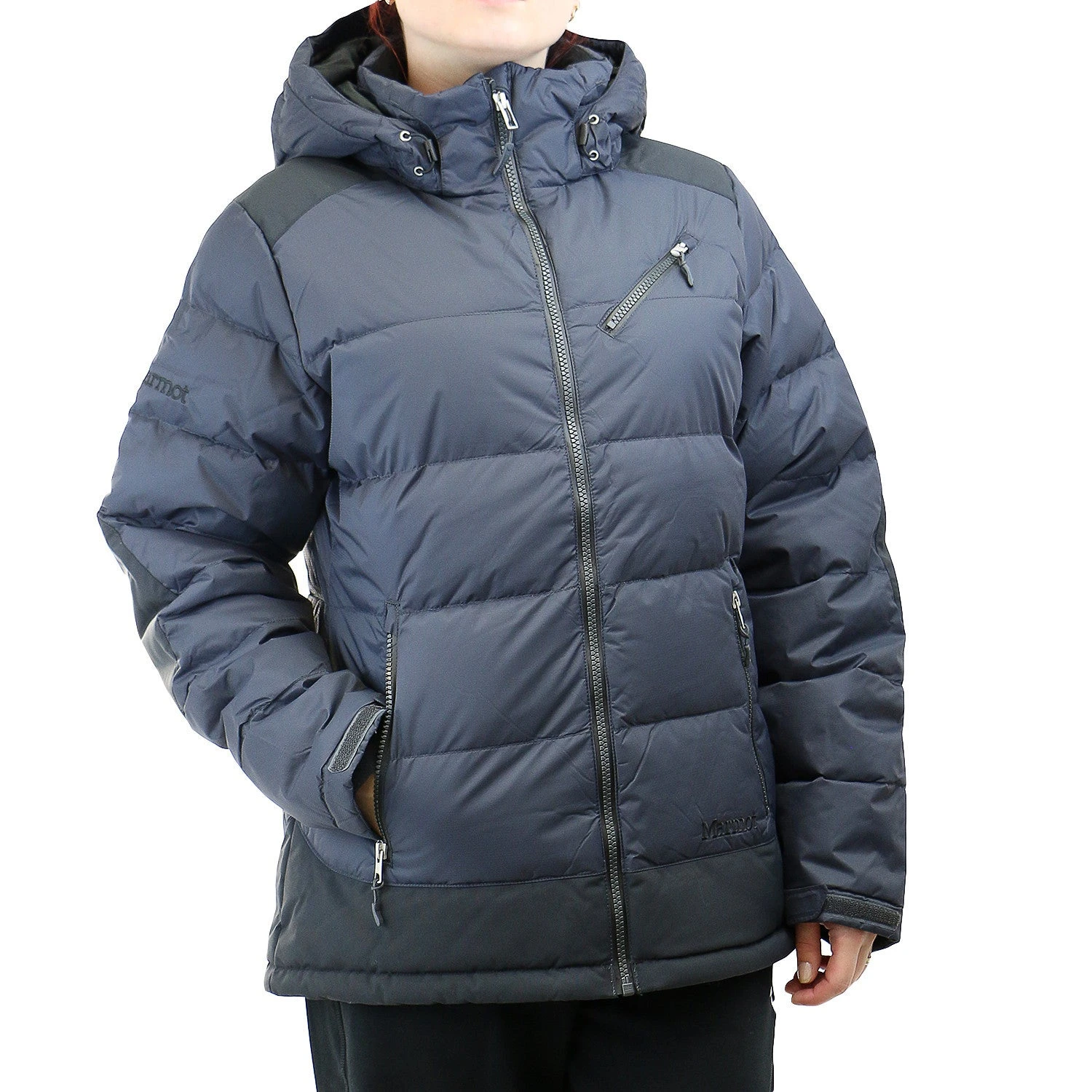 Marmot Sling Shot Down Jacket - Dark Steel/Black - Womens 1 Marmot Sling Shot Down Jacket - Dark Steel/Black - Womens