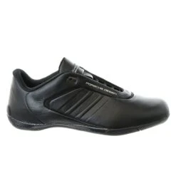 ADIDAS Porsche Design M Athletic III Leather Fashion Sneaker Driving Shoe - Black - Mens