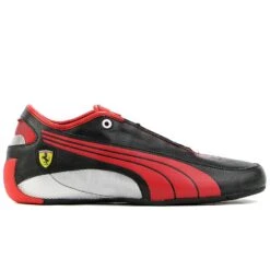 Puma Alekto Low SF NM Fashion Sneaker Shoe - Black/Rosso Corsa - Mens