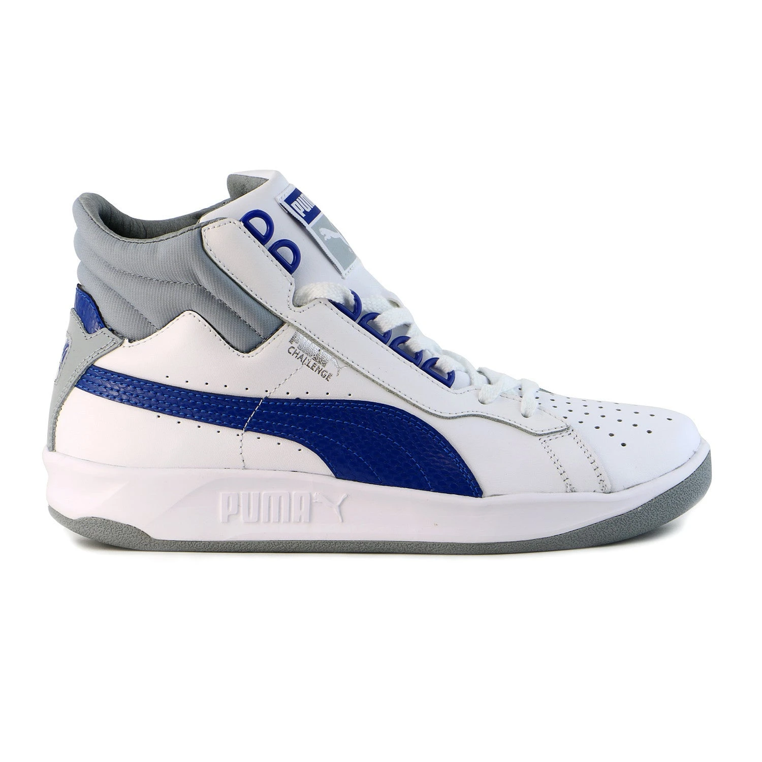 Puma Challenge Mid Fashion Sneaker Shoe - White/Limoges - Mens 1 Puma Challenge Mid Fashion Sneaker Shoe - White/Limoges - Mens