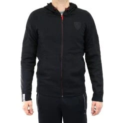Puma Ferrari Hooded Sweat Jacket - Black - Mens