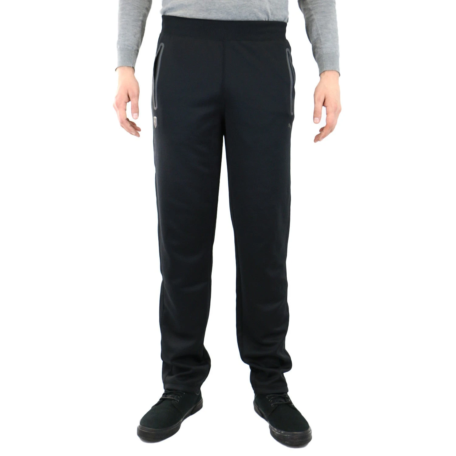 Puma Ferrari Track Athletic Pants - Black - Mens 1 Puma Ferrari Track Athletic Pants - Black - Mens