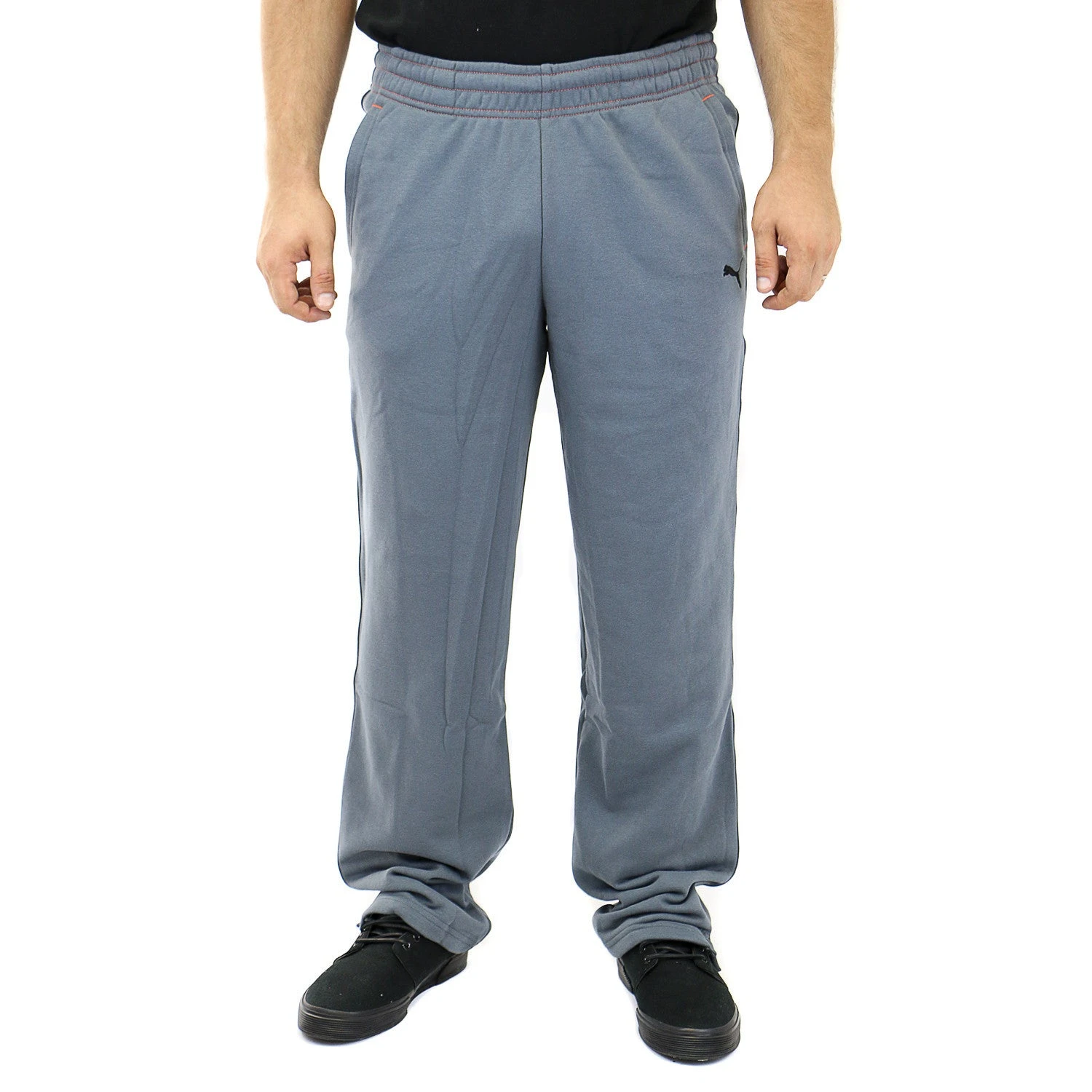 Puma Open Sweat Pants Open Sweatpants - Black - Mens 4 Puma Open Sweat Pants Open Sweatpants - Black - Mens - Image 4