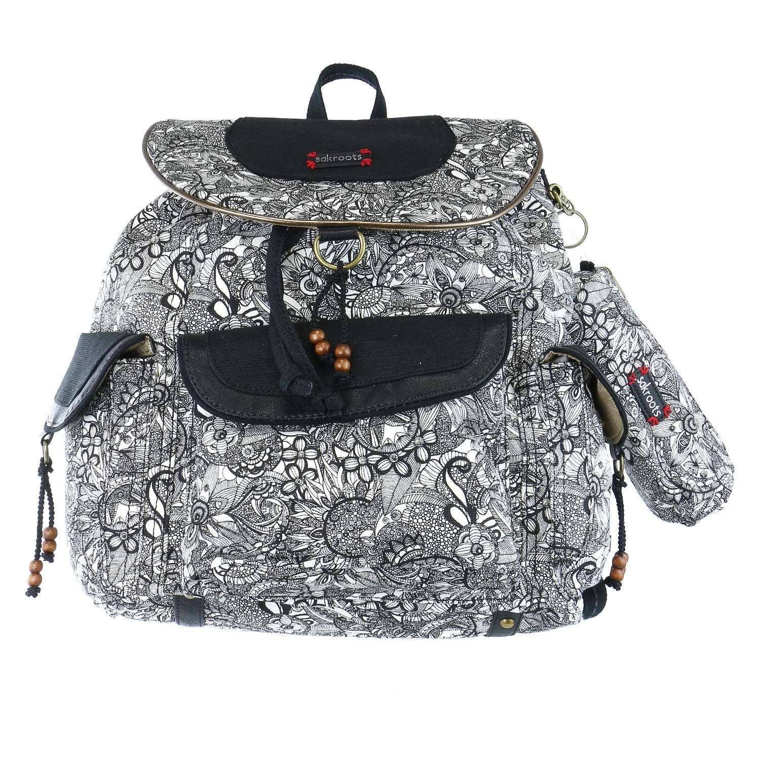 Sakroots Artist Circle Flap Backpack 2 Sakroots Artist Circle Flap Backpack - Image 2
