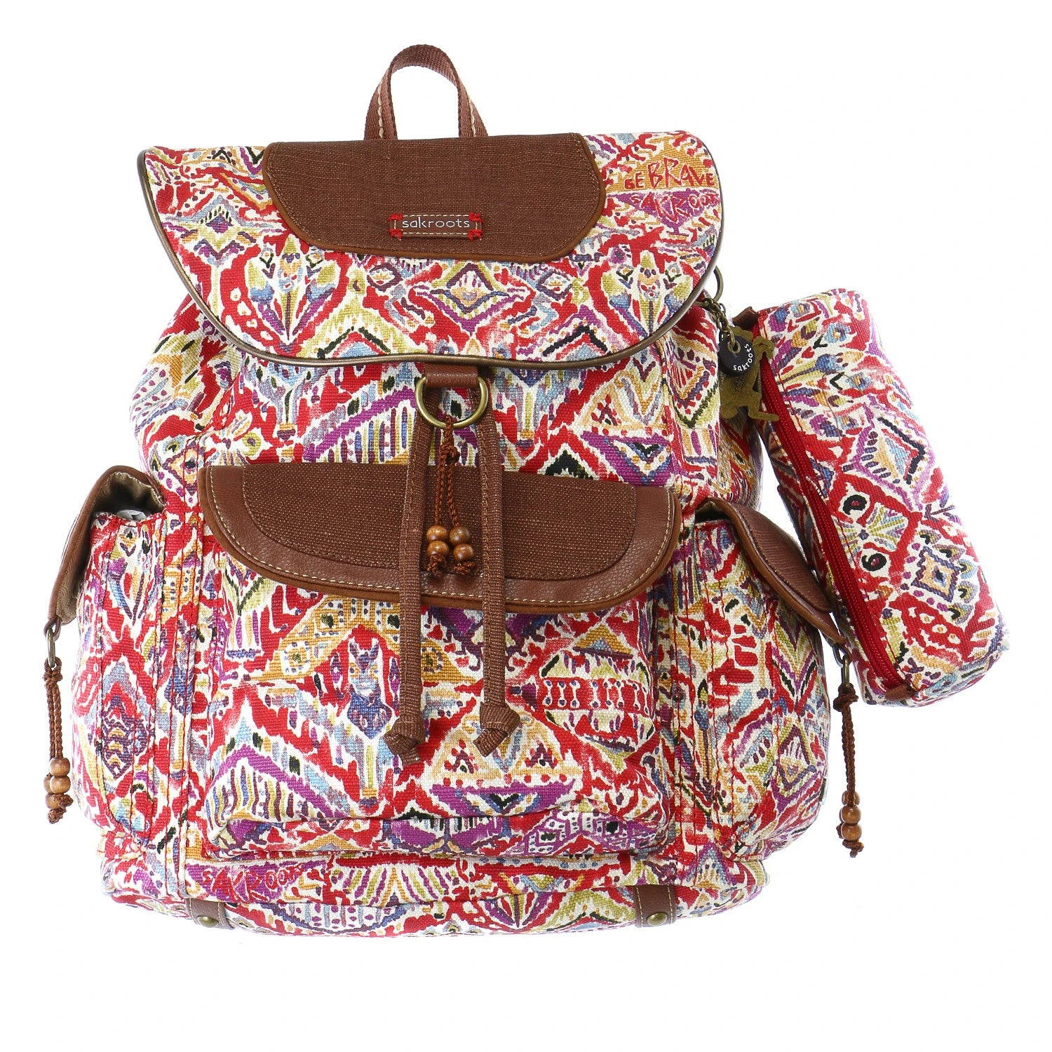 Sakroots Artist Circle Flap Backpack 1 Sakroots Artist Circle Flap Backpack