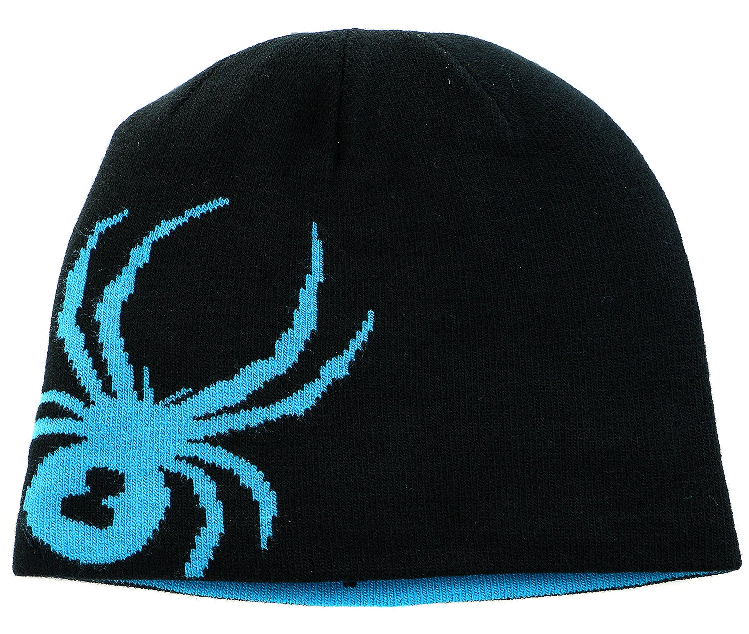Spyder Reversible Innsbruck Hat - Black/Cirrus - Mens 2 Spyder Reversible Innsbruck Hat - Black/Cirrus - Mens - Image 2